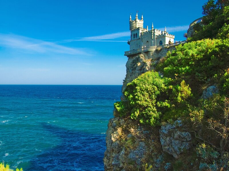 Castle on a Cliff — Photograph