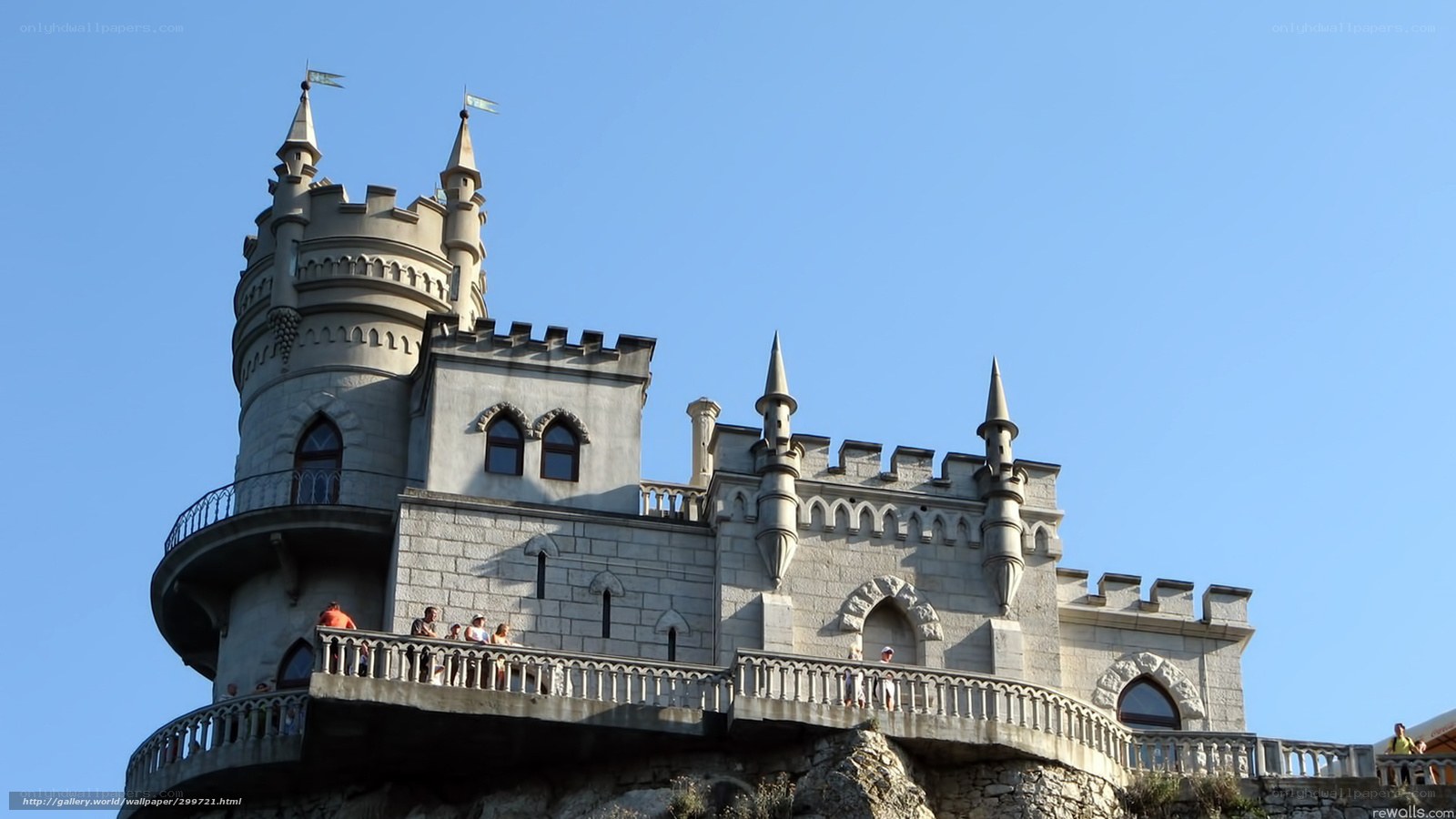 castle on a cliff