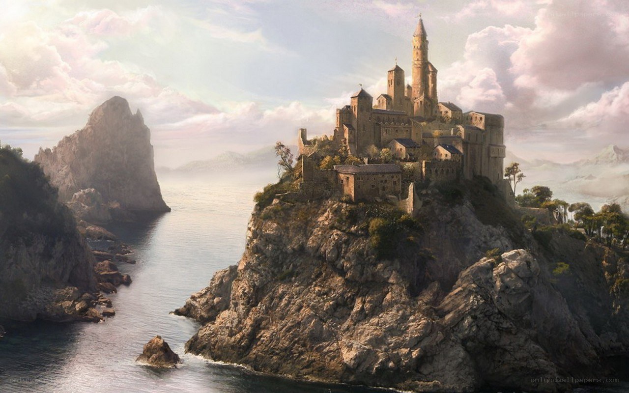 castle on a coastal cliff