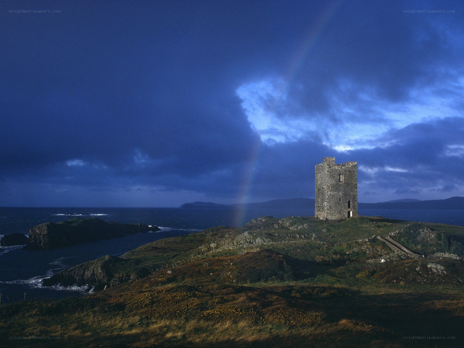 Castle on a coastal cliff