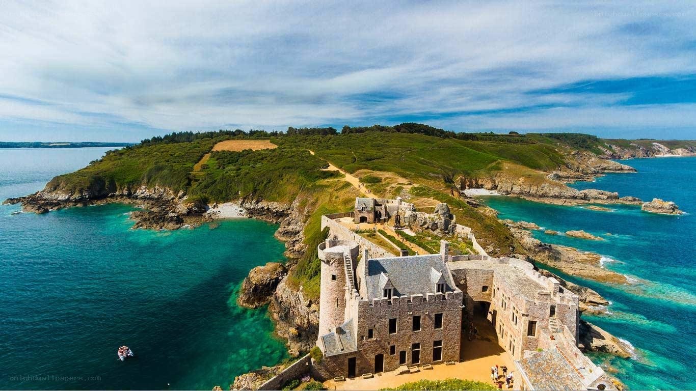 castle on a coastal cliff