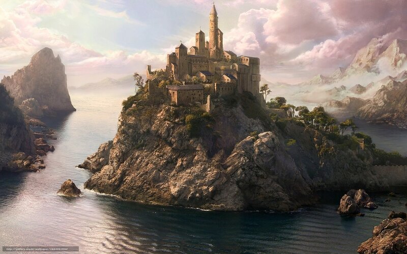 castle on a coastal cliff