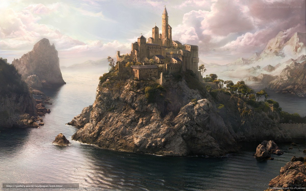 castle on a coastal cliff