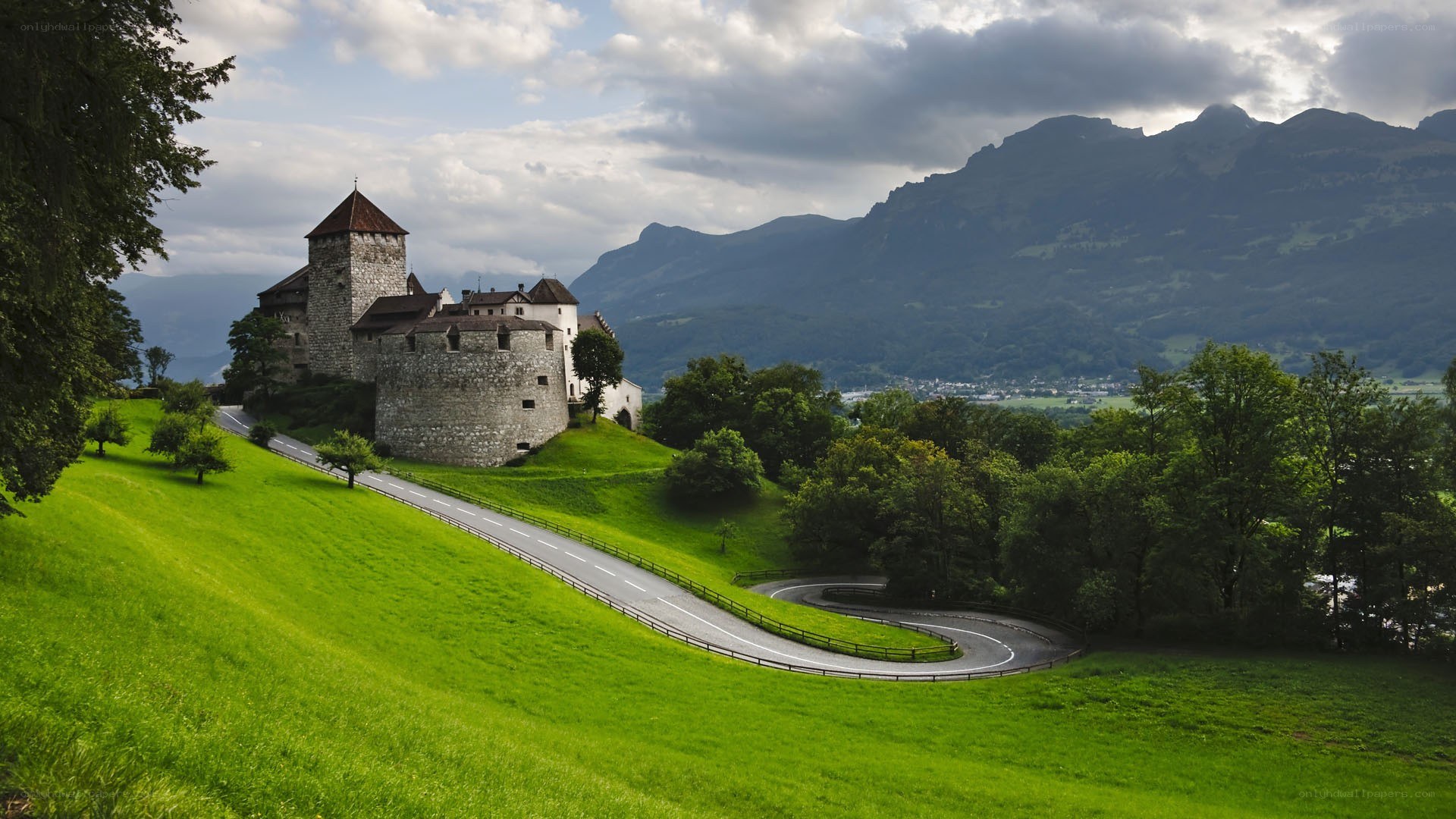 Castle on a green hill