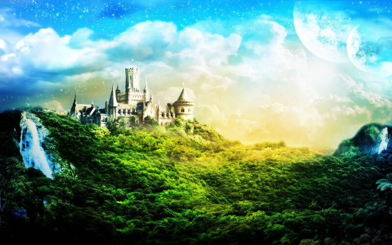 Castle on a Green Hill — Fantasy