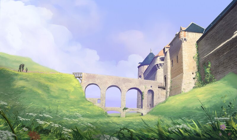 Castle on a Green Hill — Serene