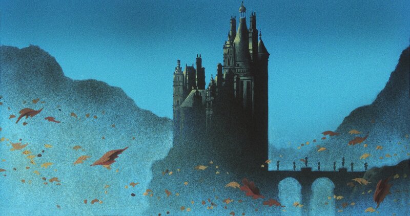 Castle on a Hill — Blue, Dramatic, Autumn