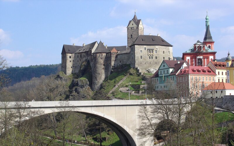 Castle on a Hill — Blue, Serene, Spring