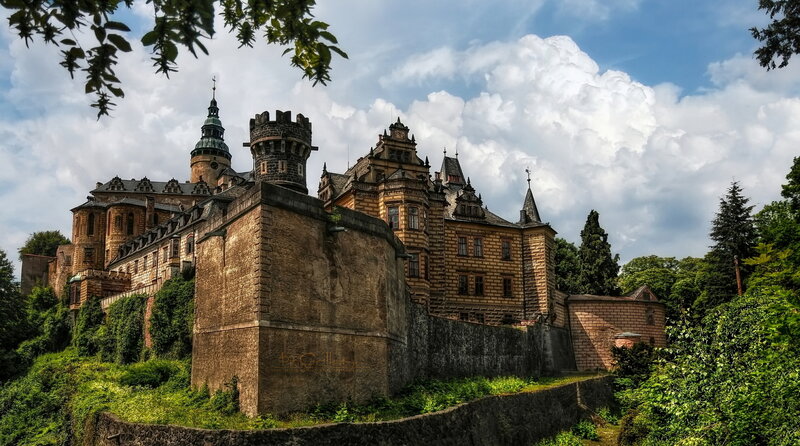 Castle on a Hill — Brown, Dramatic, Afternoon
