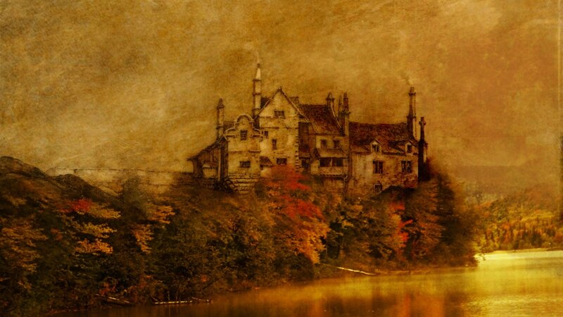 Castle on a Hill — Brown, Serene, Autumn