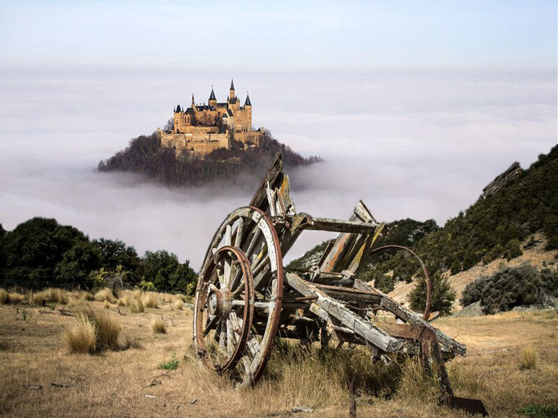Castle on a Hill — Brown, Serene