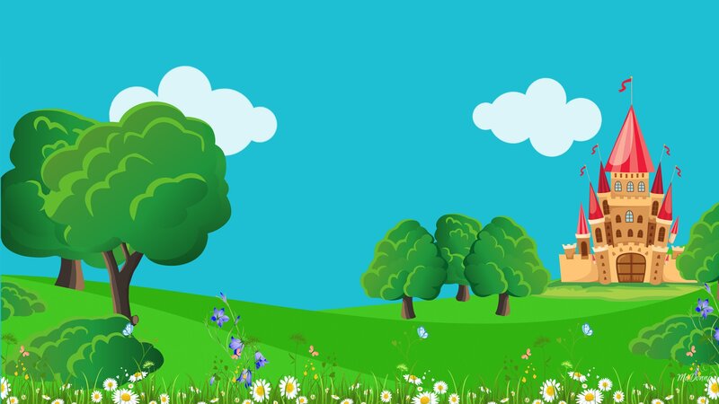 Castle on a Hill — Green, Peaceful