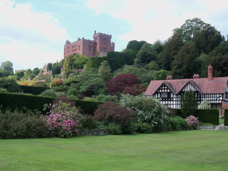 Castle on a Hill — Green, Serene, Afternoon, Photograph, Garden