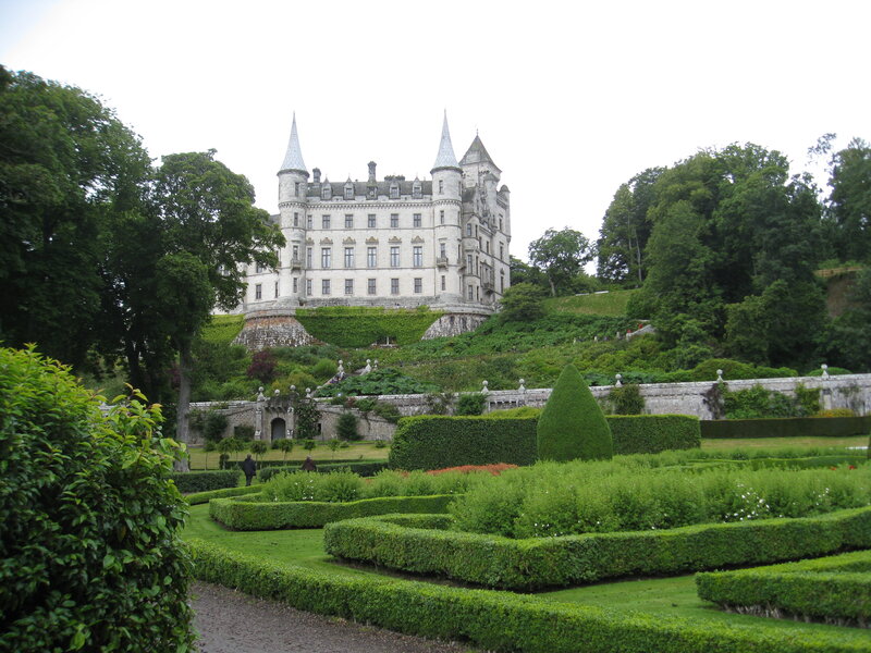 Castle on a Hill — Green, Serene, Afternoon, Photograph, Gardens