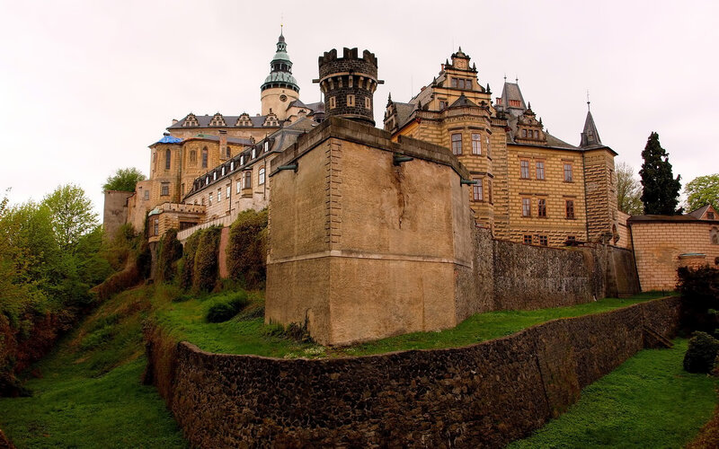 Castle on a Hill — Green, Serene, Spring