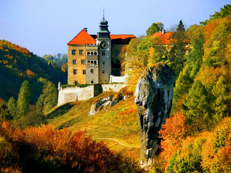 Castle on a Hill — Orange, Serene
