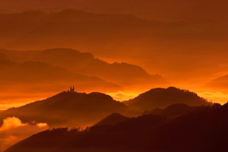 Castle on a Hill — Orange