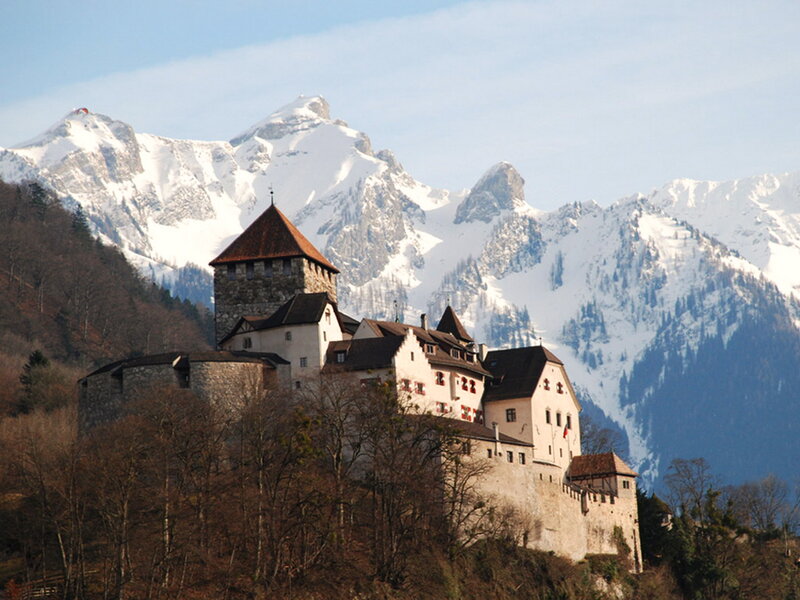 Castle on a Hill — White, Serene