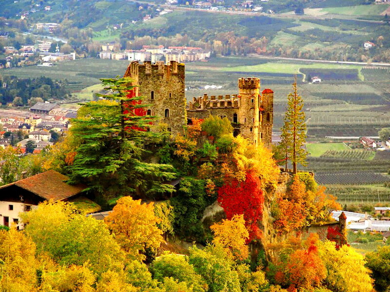 Castle on a Hill — Yellow, Serene