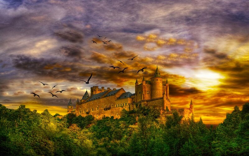 Castle on a Hill — Yellow