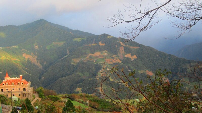 Castle on a Hillside — Green, Serene, Morning
