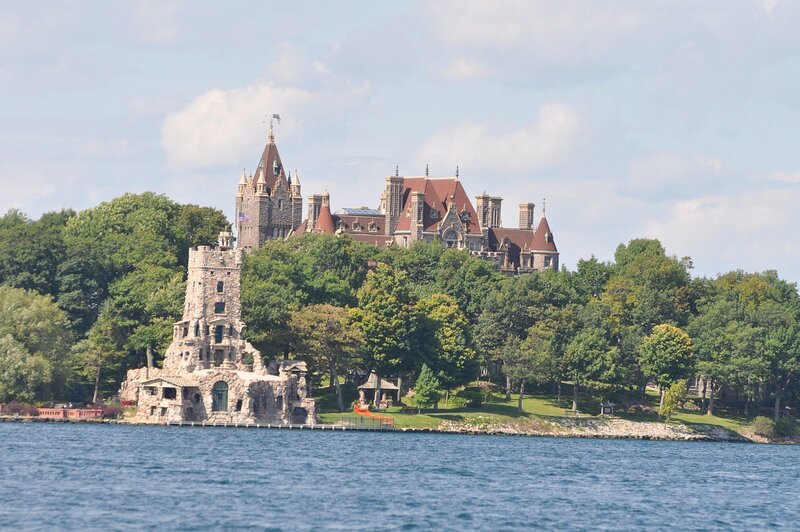Castle on a Lakeside — Blue