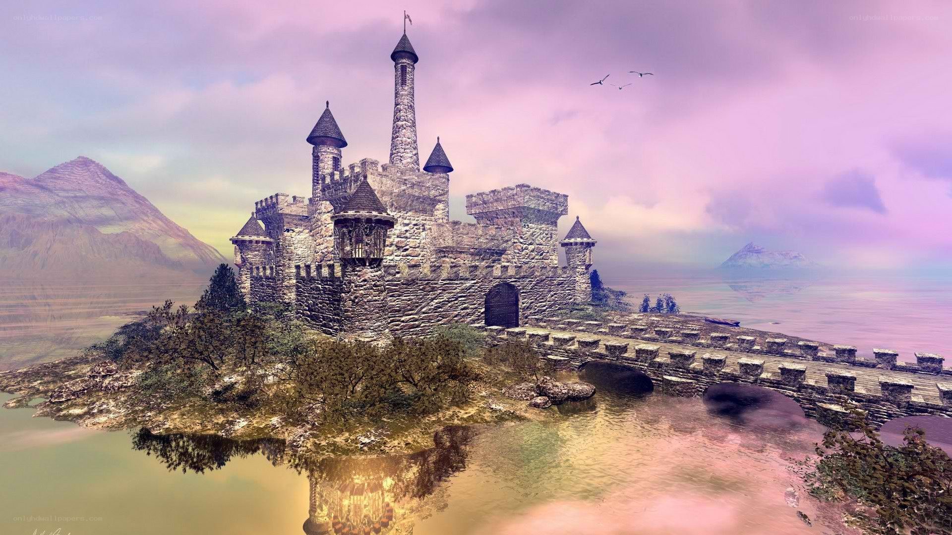 castle on a misty island