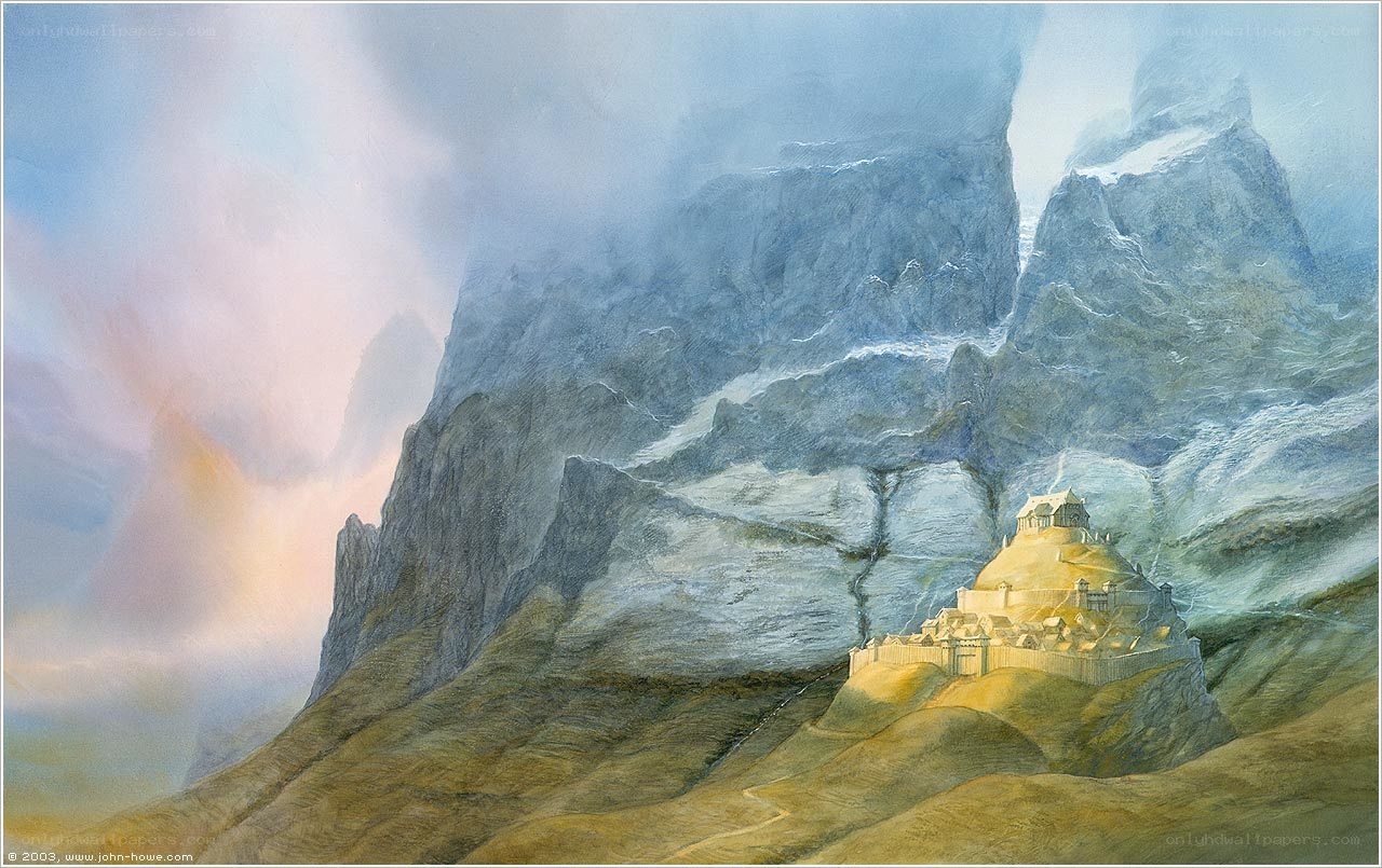 Castle on a mountain peak