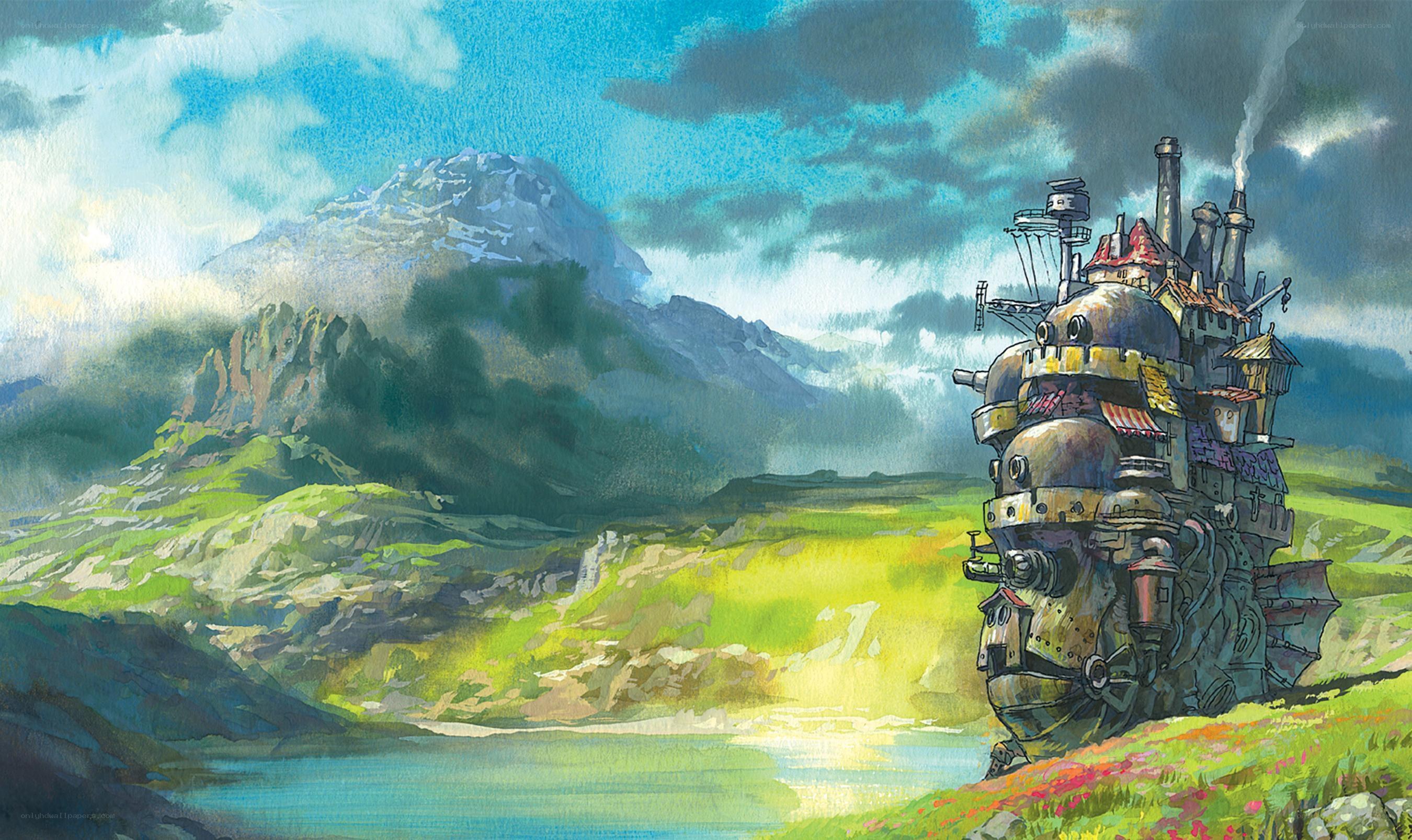 Castle on a moving hill