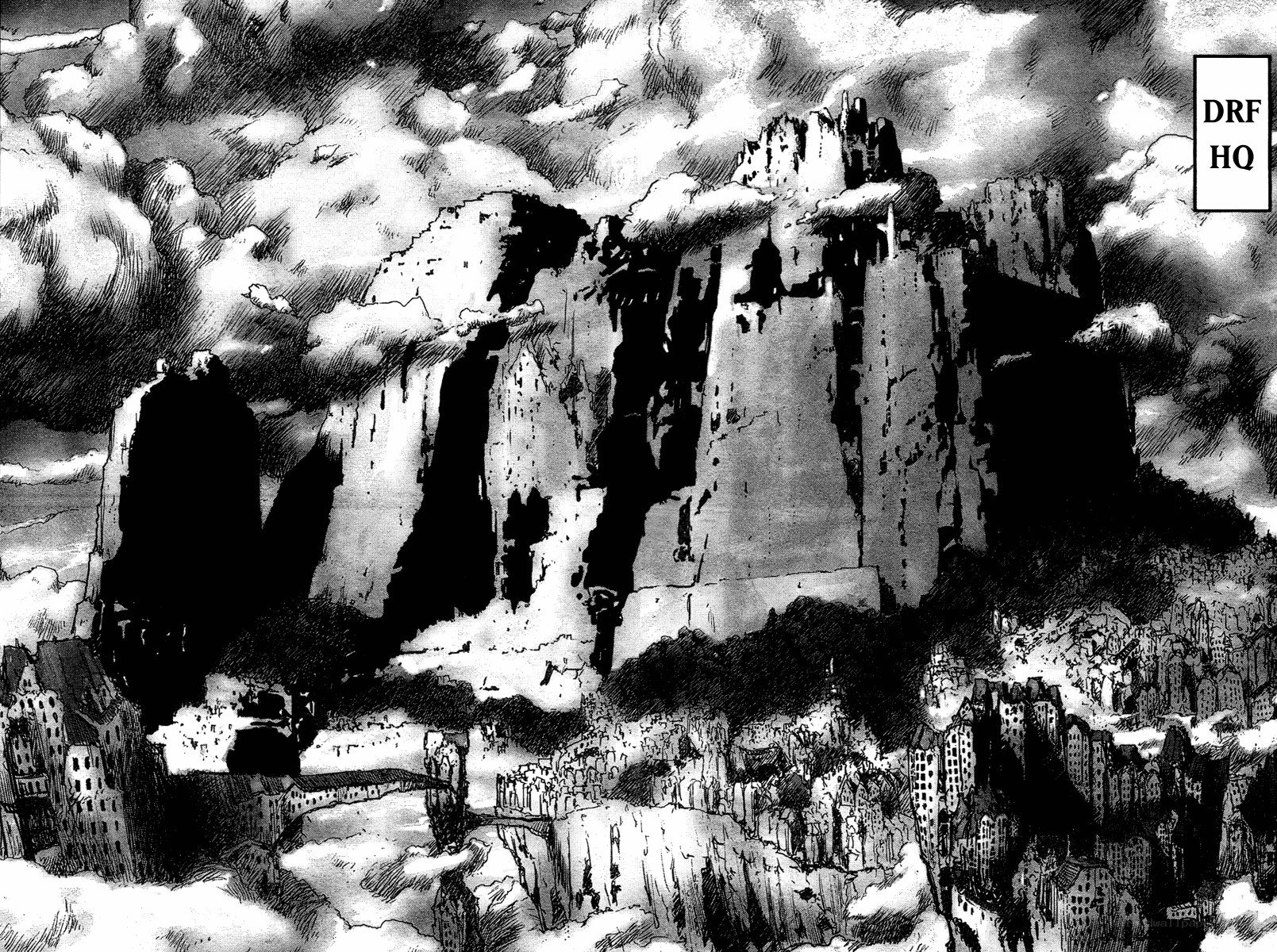 castle on a rocky cliff