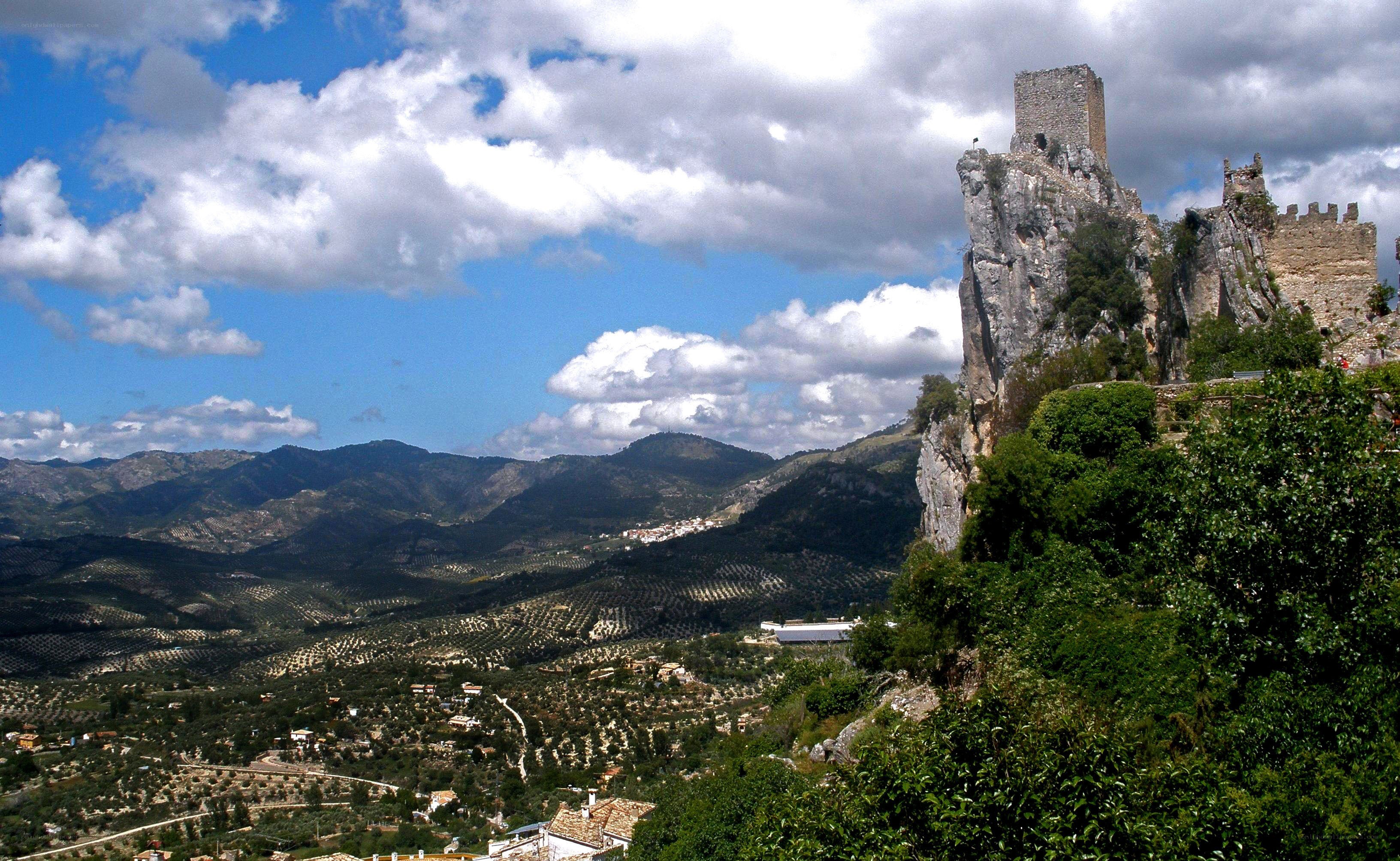 Castle on a rocky cliff