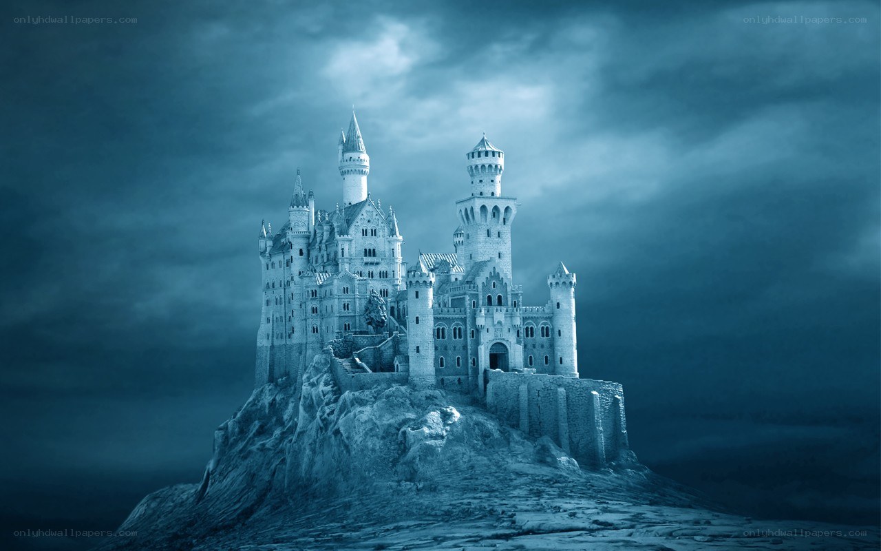 castle on a rocky cliff