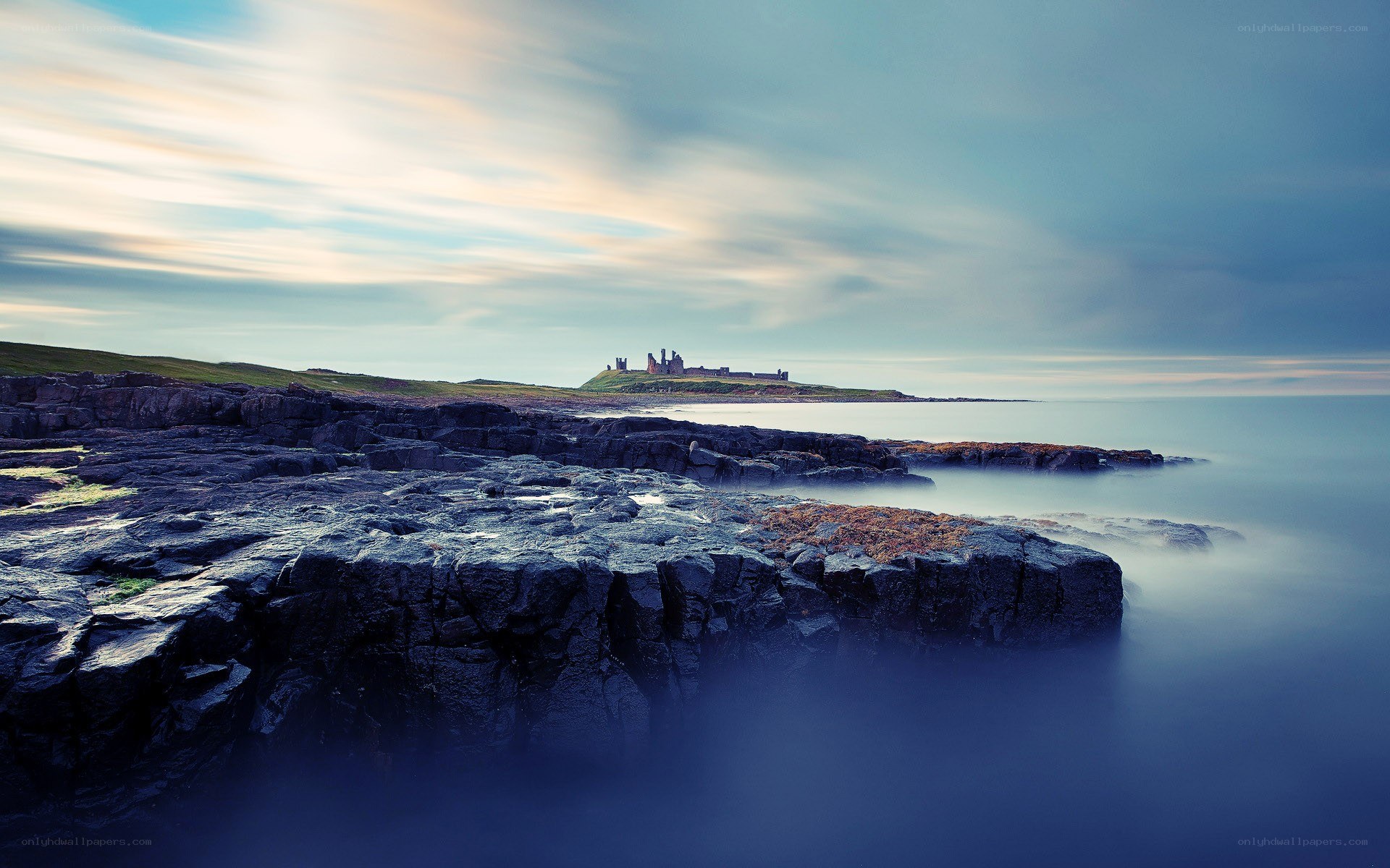 Castle on a rocky coast