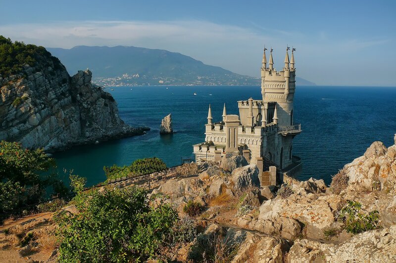 castle on a rocky coast
