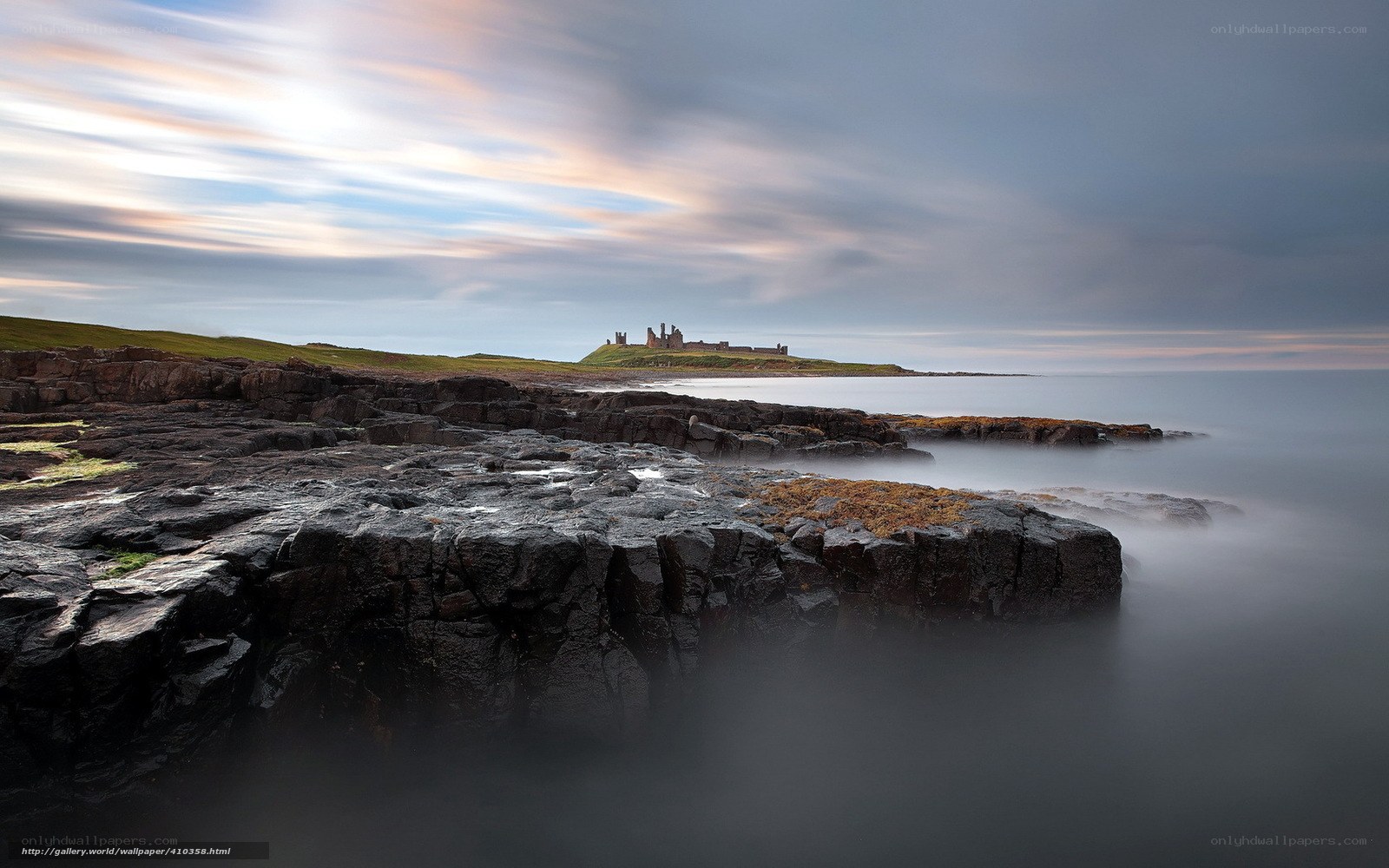 Castle on a rocky coast
