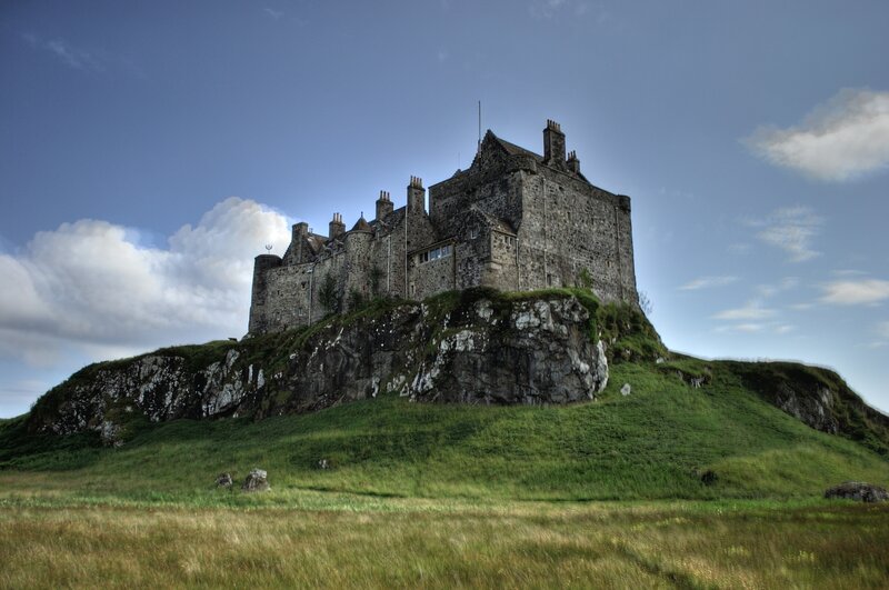 Castle on a rocky hill