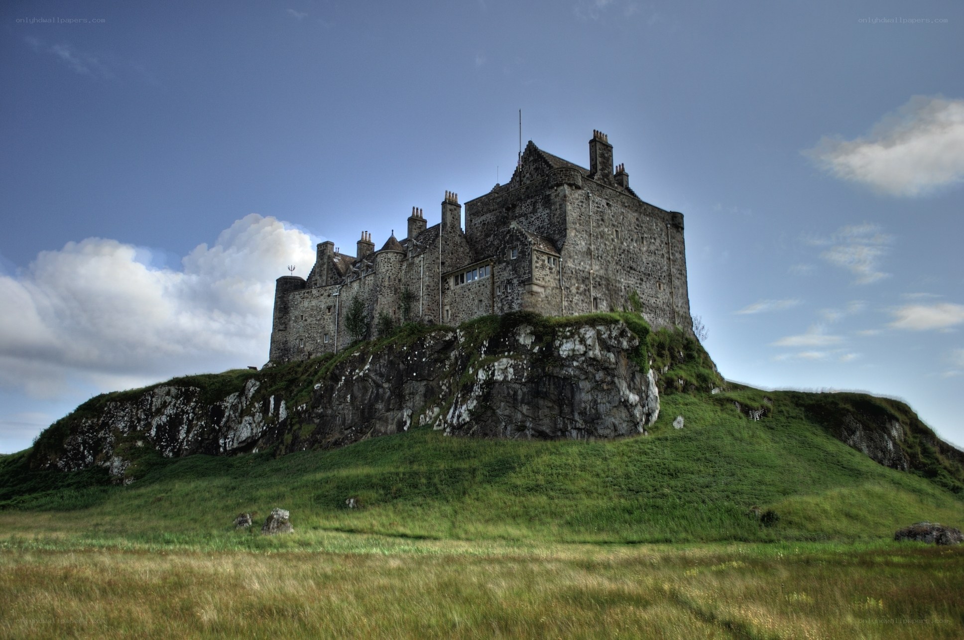 Castle on a rocky hill