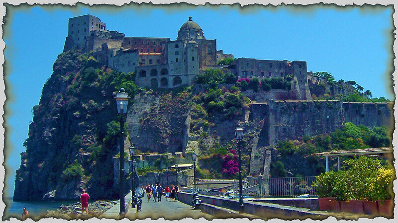 Castle on a Rocky Hill — Blue