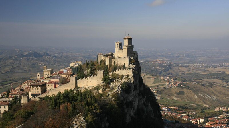 Castle on a Rocky Hill — Brown