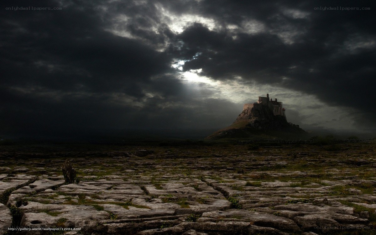 Castle on a rocky hill