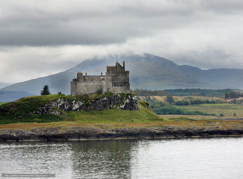 Castle on a rocky island