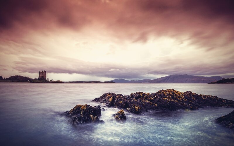 Castle on a Scottish island