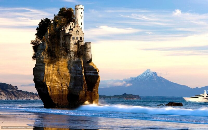 Castle on a sea stack