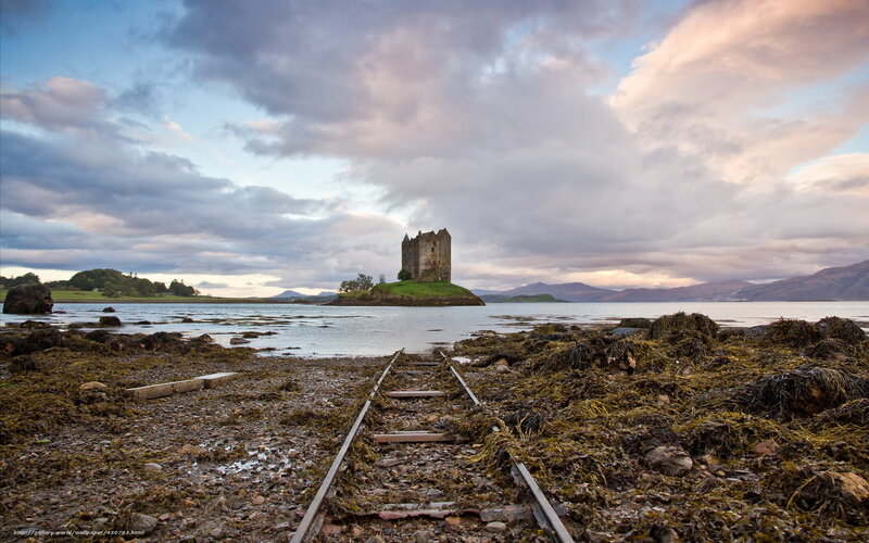 Castle on a small island