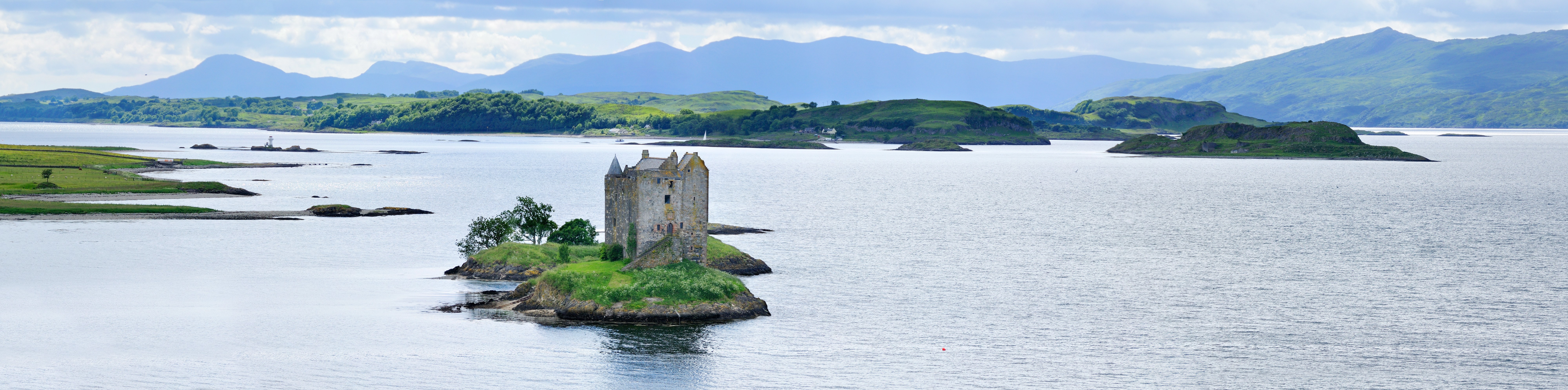 Castle on a small island
