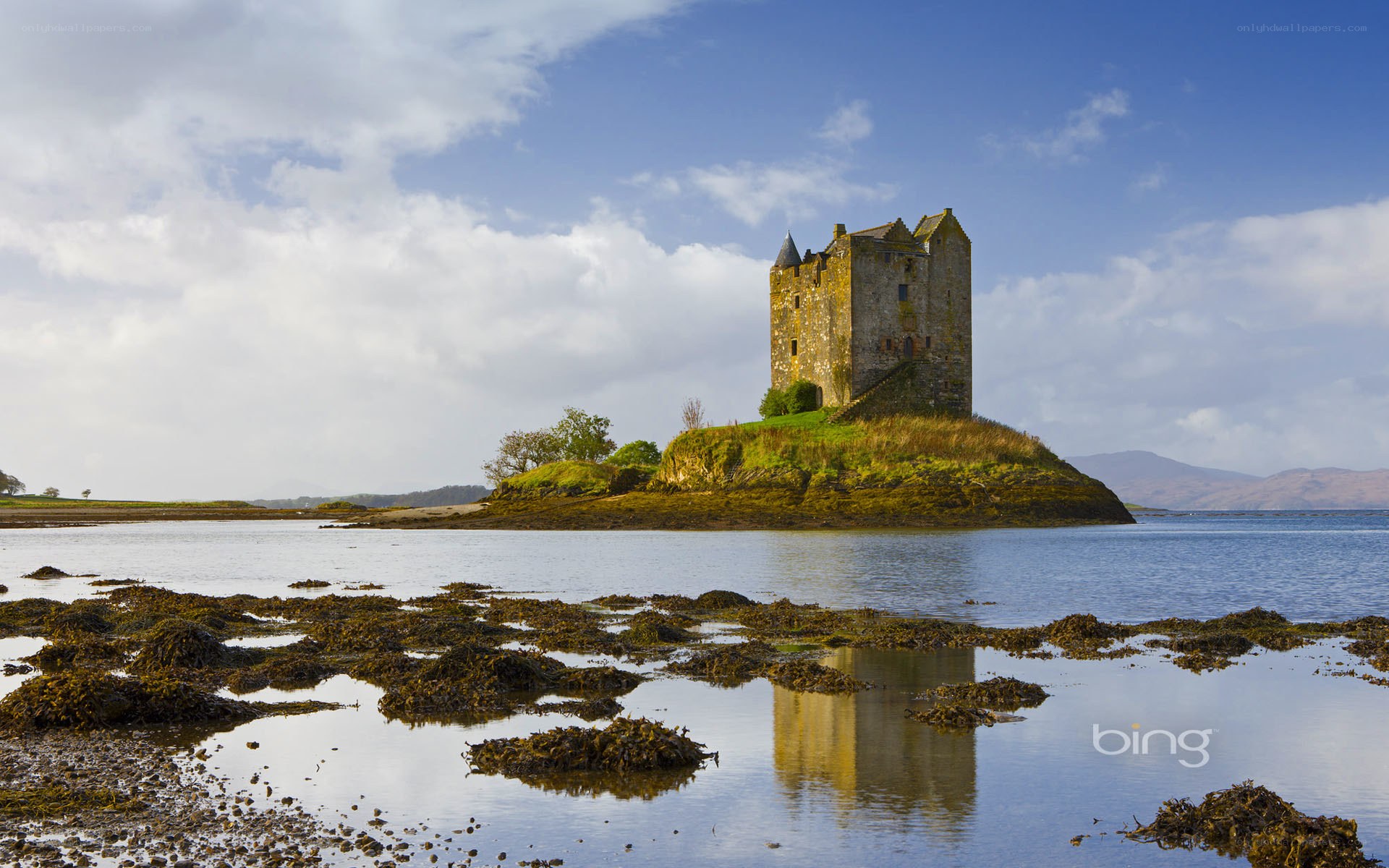 Castle on a small island