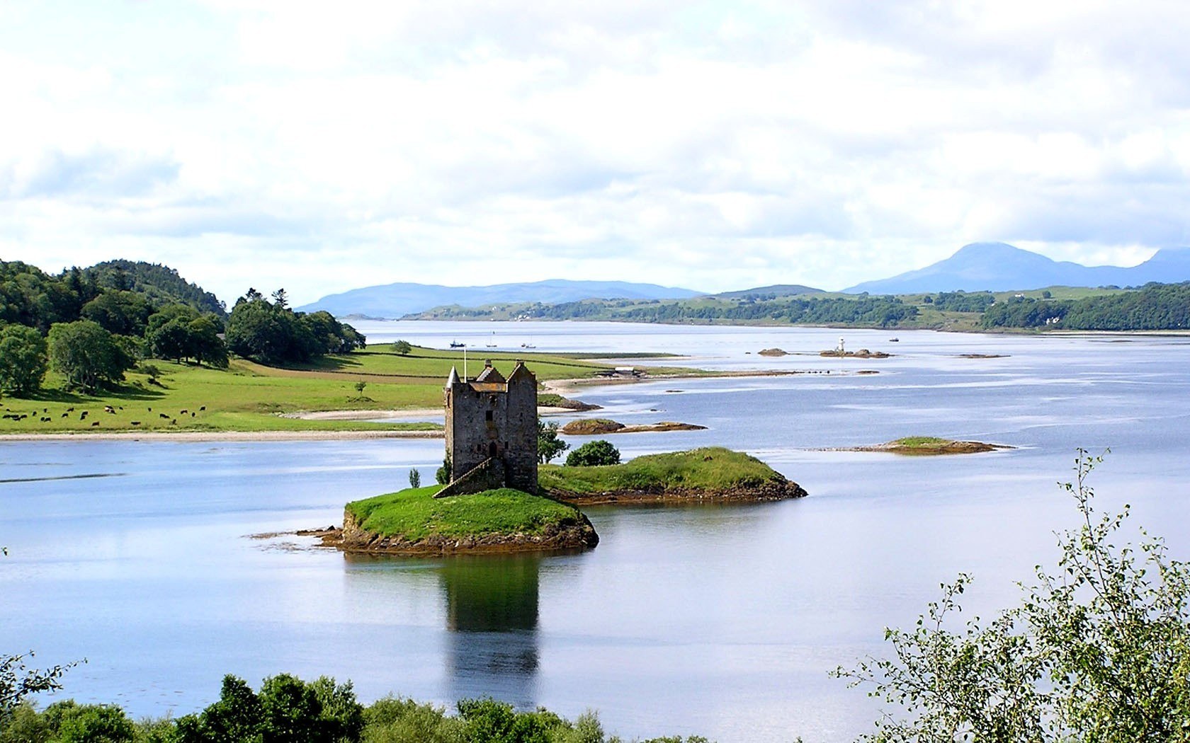 Castle on a small island
