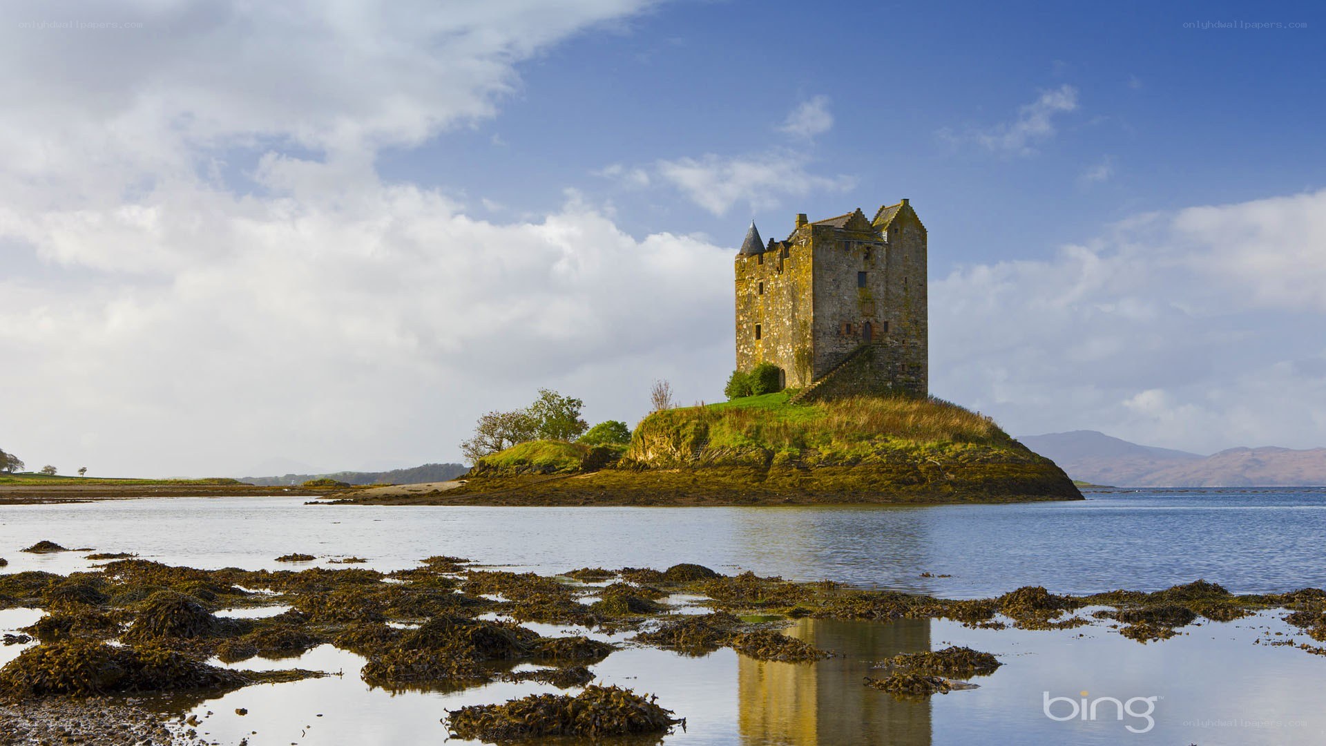 Castle on a small island