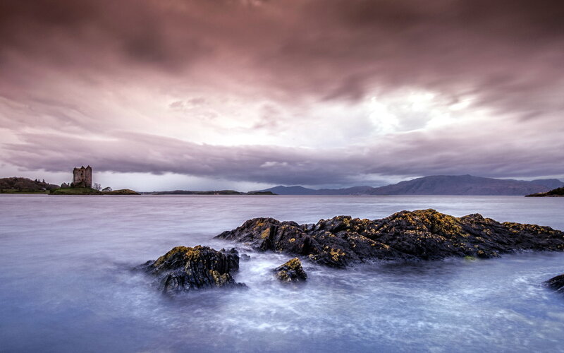 Castle on a Small Island — Purple
