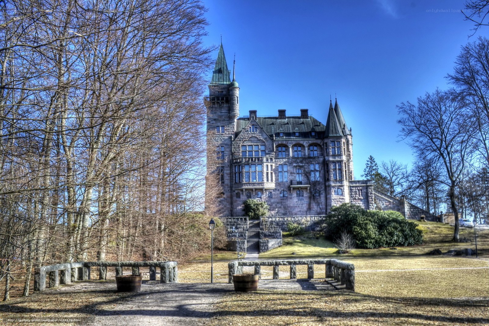castle on a sunny day